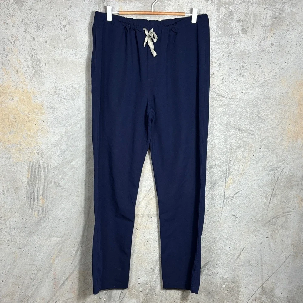 FIGS Pisco Scrub Pants Elastic Waist Straight Leg Technical Collection